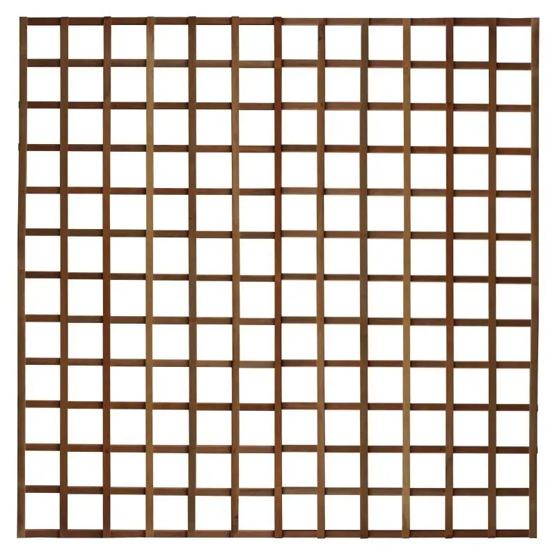 Speciale Aanbieding Trellis scherm hardhout keruing recht (180 x 180 cm)