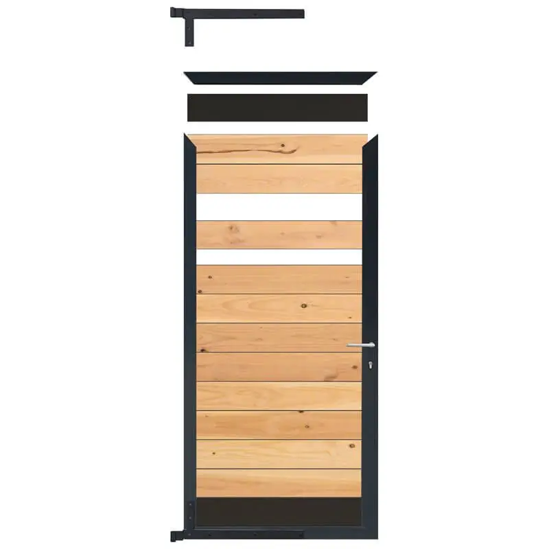 Aanbieding Tuindeur composiet Mix & Match frame antraciet aluminium (90 x 200 cm)