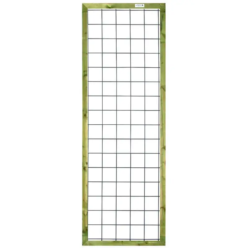 Draadscherm verzinkt zachthout kader groen geimpregneerd (60 x 180 cm) Koop Vandaag