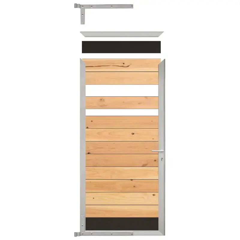 Tuindeur composiet Mix & Match frame blank aluminium (90 x 200 cm) Korting