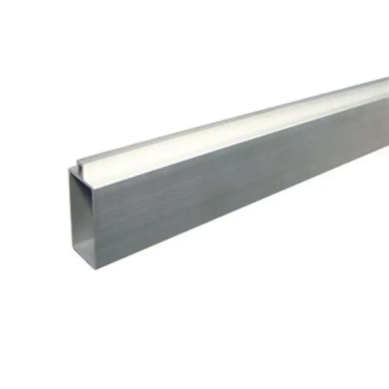 Onder- en bovenregel set blank aluminium tbv Modular schutting Korting