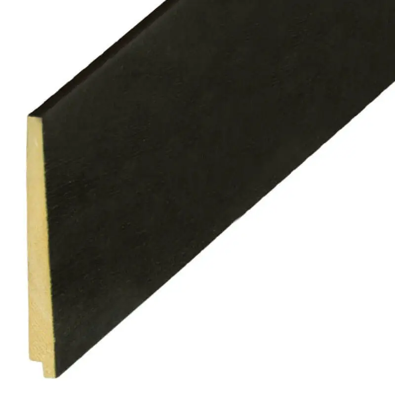 Gecertificeerd Zweeds rabat Vuren 1,4/2,8 x 18,1/19,5 cmzwart geimpregneerd (4,80 mtr) geschaafd