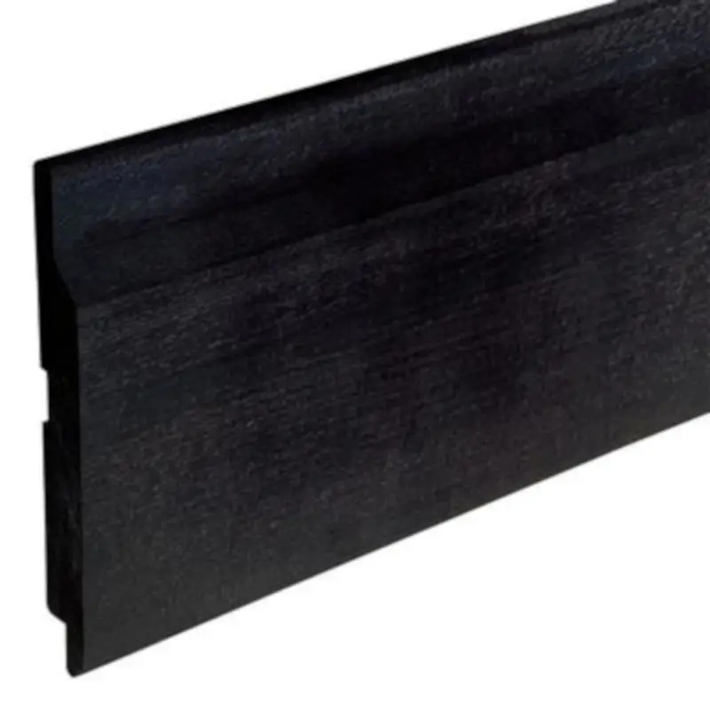 Vuren zwart 1,9 x 15,5 cm - 3.00 meter Actieprijs