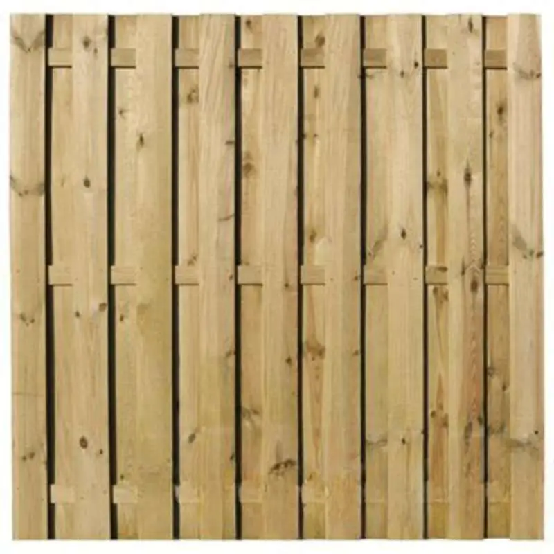 Shop Nu Schutting XL Grenen recht 17L rvs (200 x 200 cm) geschaafd schermdikte 3,9 cm