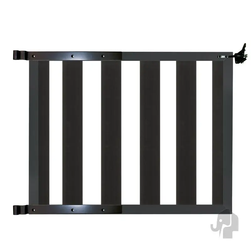 Laatste Kans Tuinhek poort composiet Design antraciet met antraciet alu frame incl. beslag (100 x 80 cm)