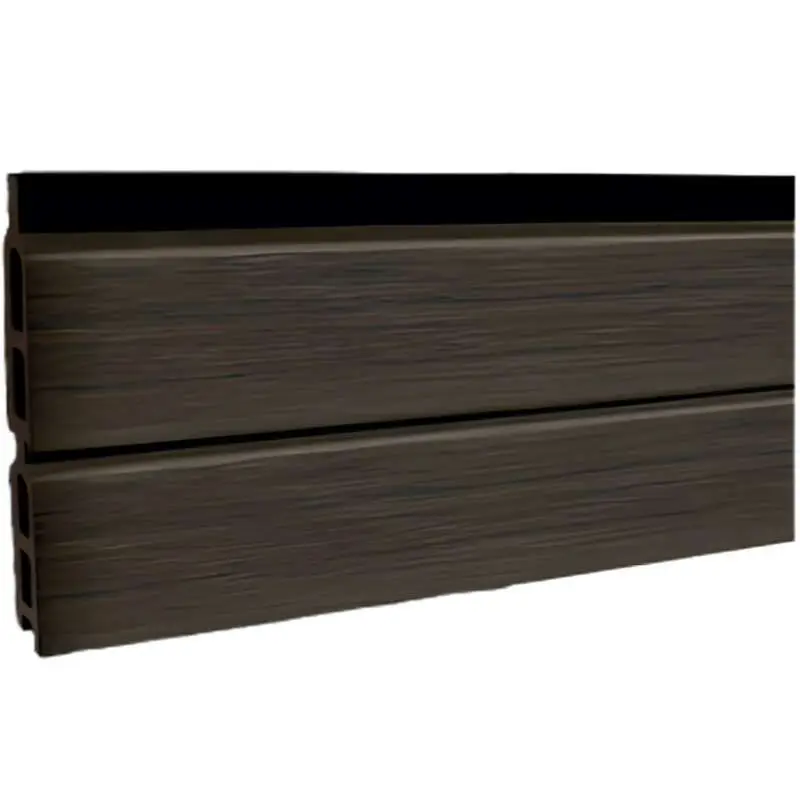 Lamellen set composiet Modular - Rhombus Wengé Zwart co-ex 14,1 x 180 cm (6 stuks) Dagaanbieding