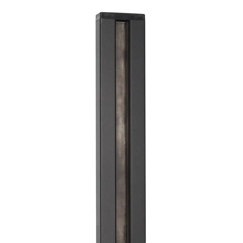 Premium Wandprofiel Modular/Mix & Match zwart aluminium 2,5 x 6,8 x 200 cm