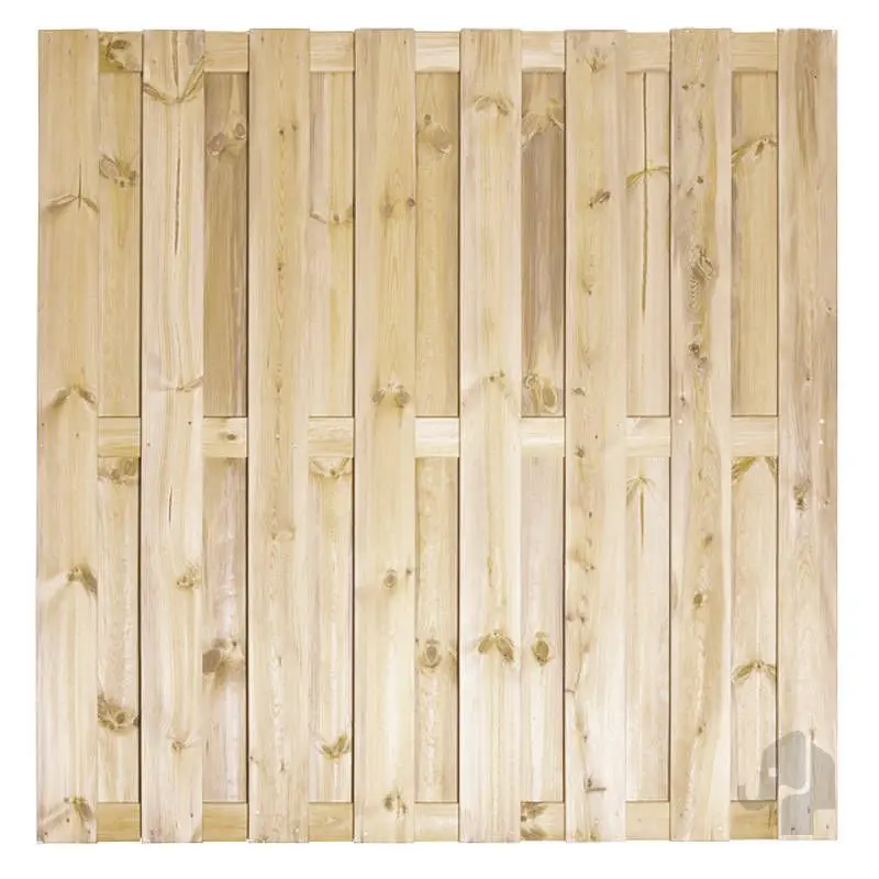 Schutting verduurzaamd grenen (180 x 180 cm) schermdikte 3,9 cm Lage Kosten