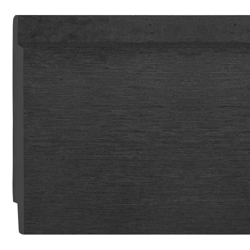 Rabat vezelcement met nerf antraciet 1,0 x 15,0 cm - 2.80 meter (5 stuks) Merkproduct