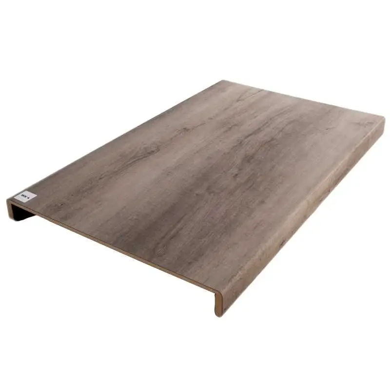 Op = Op Overzettreden met neus (2 stuks) - PVC toplaag - Eik grijs - 100 x 60 cm