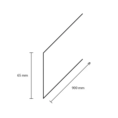 Merkproduct Kantenband - J枚nk枚ping Blond Eiken - 90 x 6,5 cm