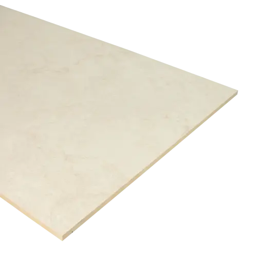 Stootbord dubbel - Laminaat - Lulea Grijs Marmer - 136 x 40 cm Nieuw