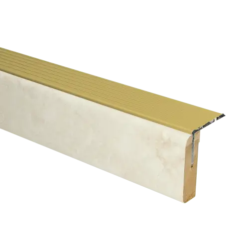 Uitloopprofiel Goud - Lulea Grijs Marmer - 90 x 6,3 cm Koopje