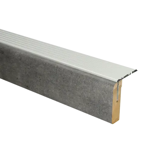 Uitloopprofiel Zilver - Trelleborg Kalksteen - 121 x 6,3 cm Express Levering