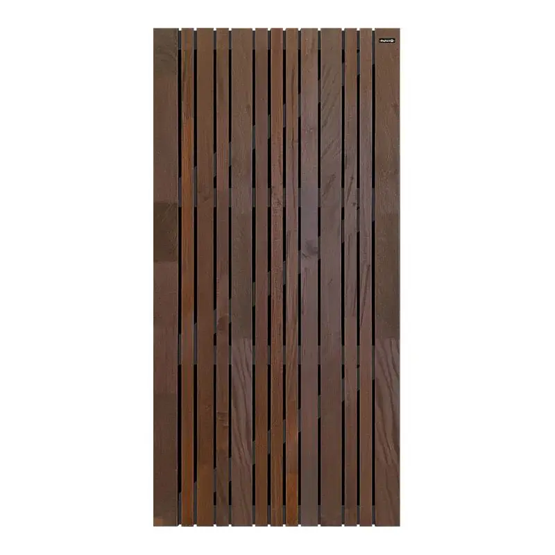 Tuindeur hardhout mix Stripes Black gevingerlast bruin-zwart (100 x 180 cm) dikte 4,5 cm Flitsaanbieding