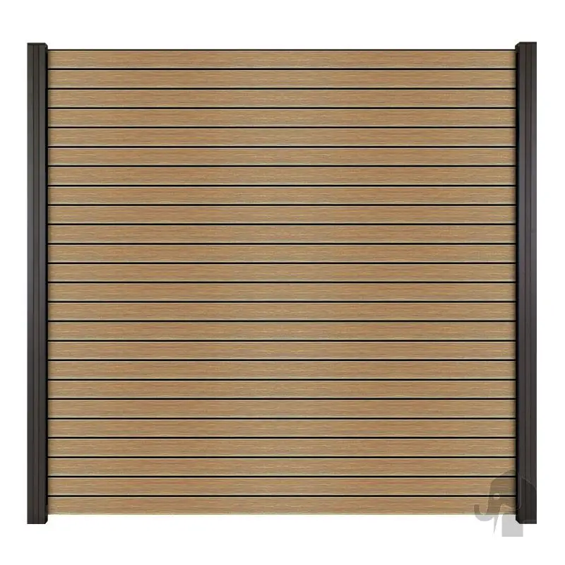Schutting aluminium Dark Line Rhombus - Eiken (180 x 180 cm) Hoge Kwaliteit