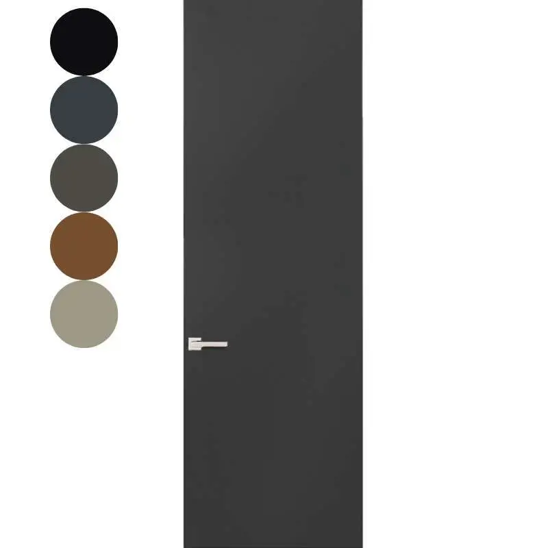Exclusieve Aanbieding Binnendeur - Porta Alta - Piatto Negro kamerhoog - Stomp - Hoogwaardig voorgelakt zwart