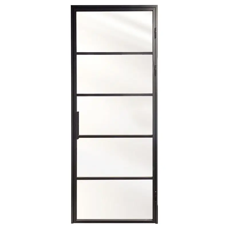 Hoge Kwaliteit Binnendeur kozijn combinatie - Nero Industriale - Piave - Zwart gepoedercoat aluminium