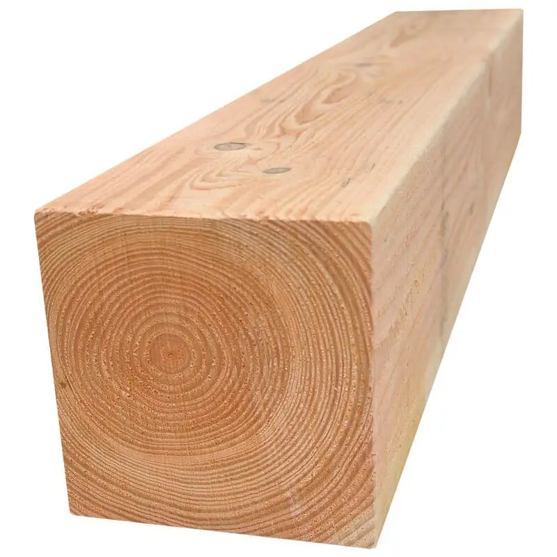 Paal Douglas 15,0 x 15,0 cm fijnbezaagd Actieprijs