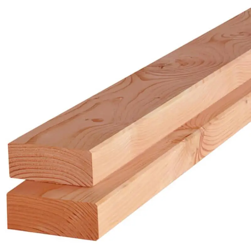 Balk douglas 4,5 x 9,5 cm geschaafd Betrouwbaar