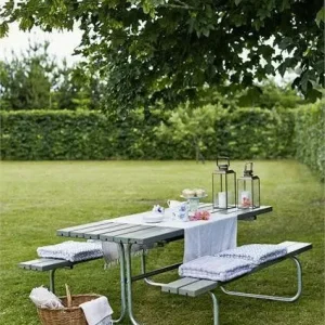 Dagaanbieding Picknicktafel vuren geimpregneerd - Classic - grijsbruin