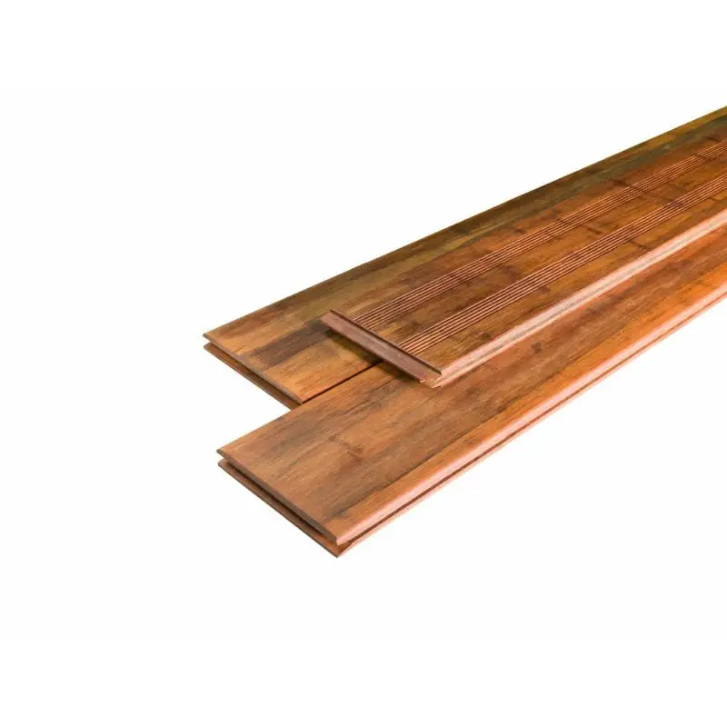 Betrouwbaar Vlonderplank bamboe Select geolied coffee 2,0 x 14 cm Frans profiel/vlak