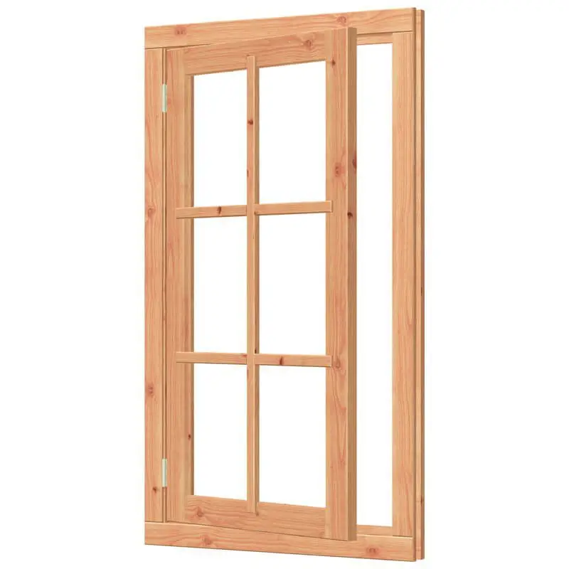 Populair Raamkozijn met vleugelraam - rechtsdraaiend - 674 x 1296 mm