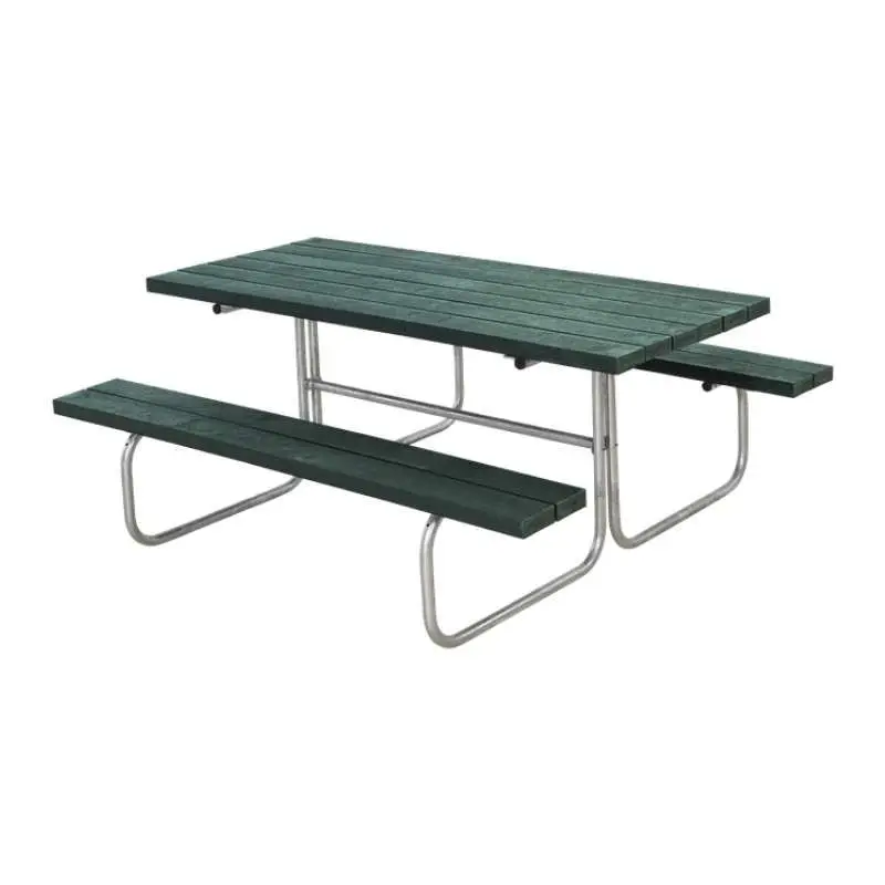 Merkproduct Picknicktafel gerecycled kunststof - Classic groen