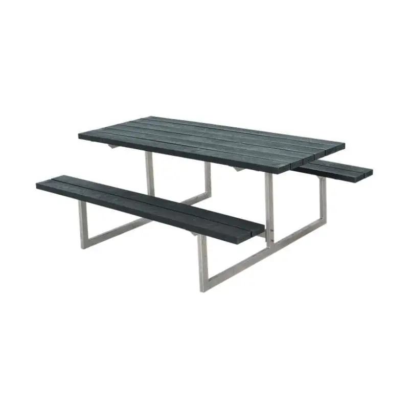 Superprijs Picknicktafel gerecycled kunststof - Basic - grijs