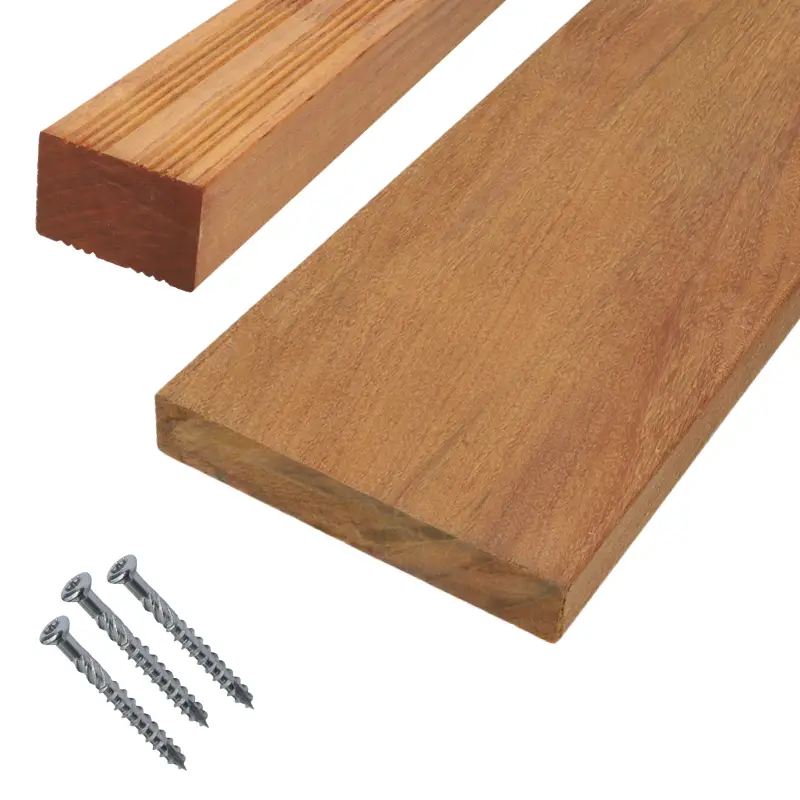 Vlonderplank totaalpakket hardhout Ipé 2,5 x 14,0 cm (2,15 mtr) geschaafd Meest Verkocht