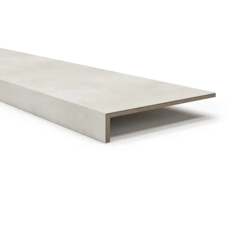 Overzettrede met neus (2 stuks) - PVC toplaag - Moon grey Speciale Aanbieding