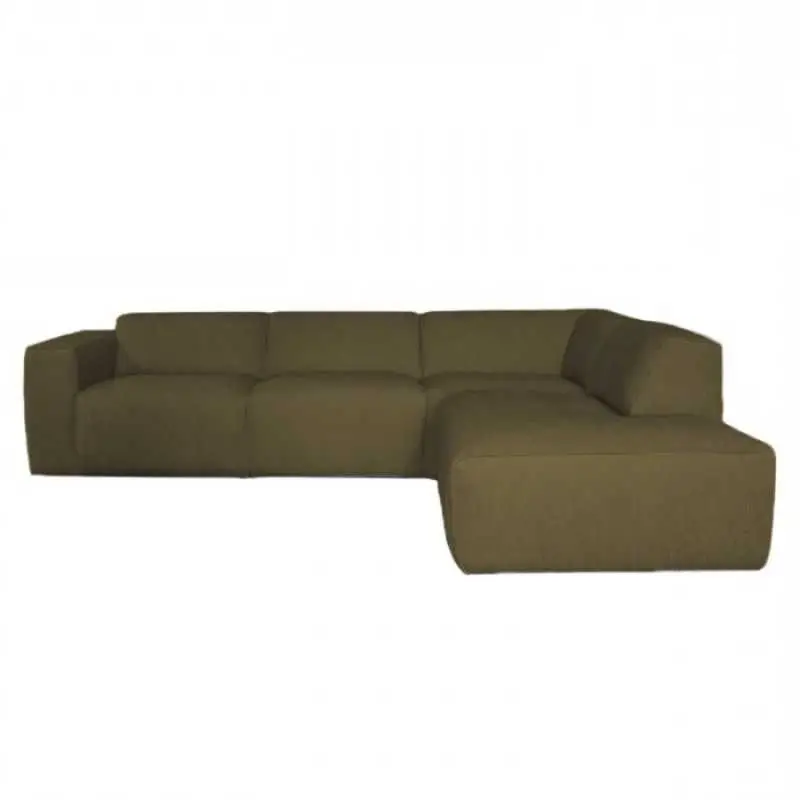 Superprijs Hoekbankbank Sintra - stof Rackham groen 14 - 275 x 223 cm
