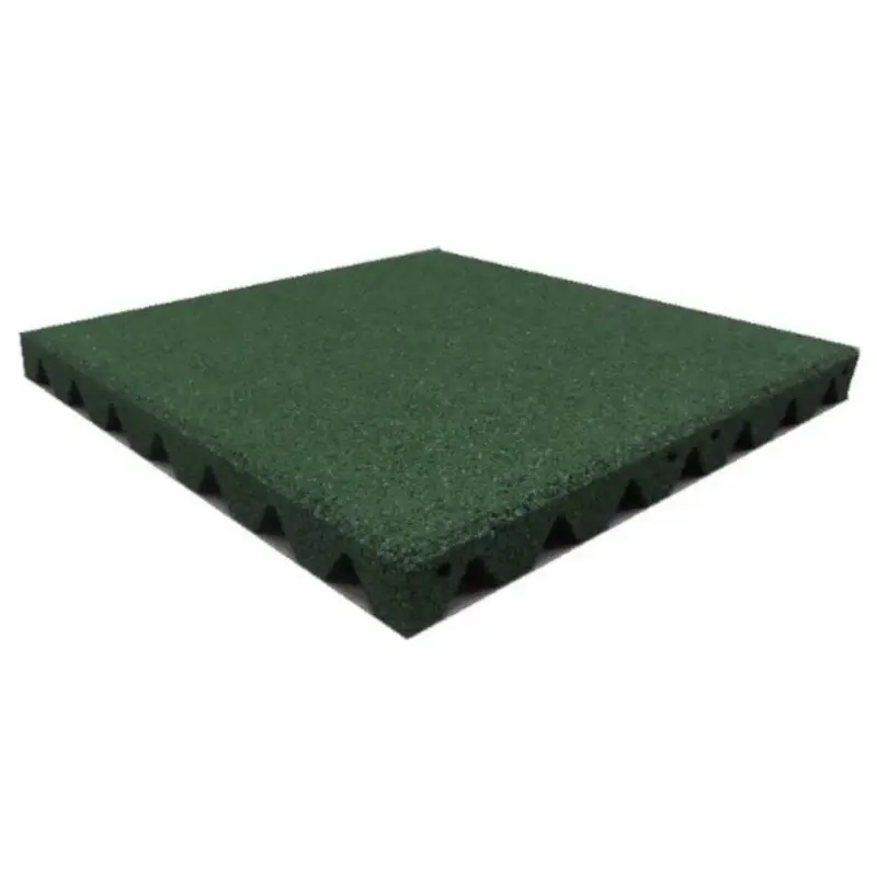 Betrouwbaar Terrastegel Rubber 50 x 50 cm 45 mm groen
