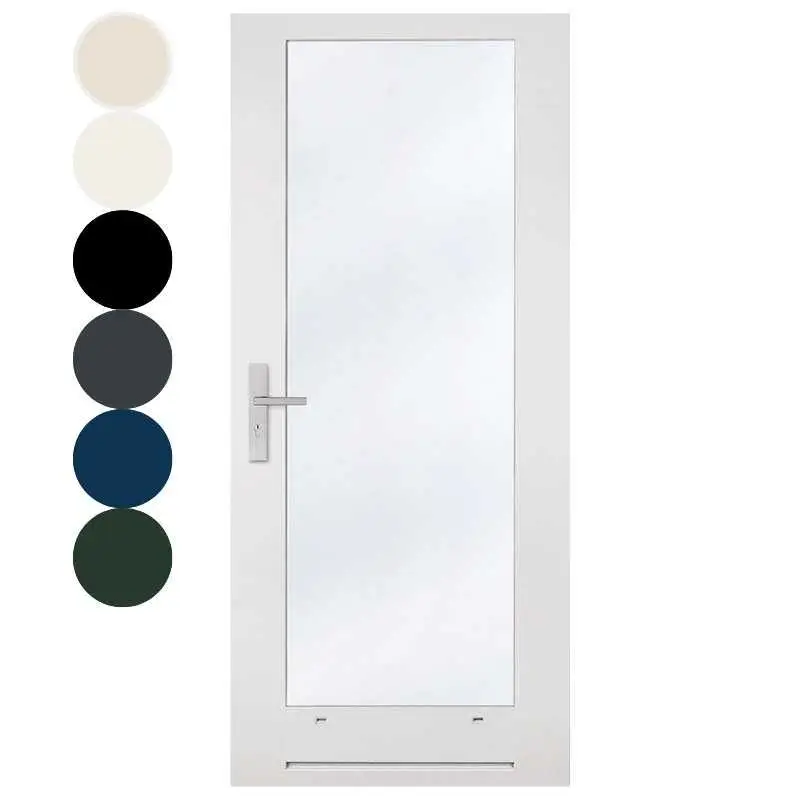Achterdeur - Massief Merbau - 1427 - Voorbehandeld creme wit Actieprijs