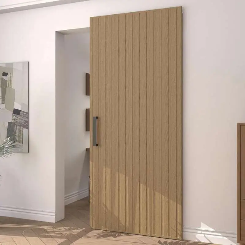 Populair Schuifdeur onzichtbaar - Loft bruin - 100 x 215 cm - compleet systeem