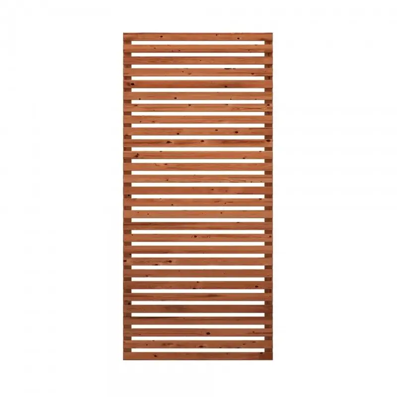 Seizoensaanbieding Schutting Thermowood - Tokyo louvre (83 x 180 cm)