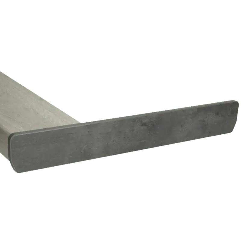 Gecertificeerd Zijde-afdekking 10×70 basalt donker PRO (50 cm)