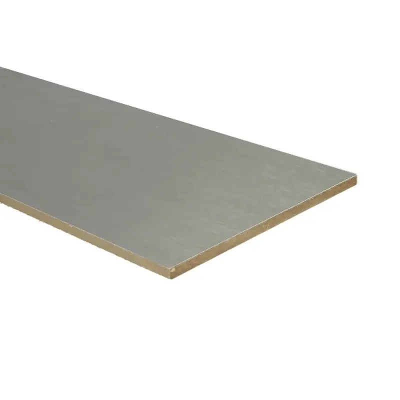 Stootbord RVS geborsteld 280 cm (9 mm dik) Koopje
