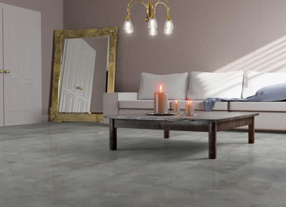 Flitsaanbieding Falquon Blue Line Stone Hoogglans Tegel Laminaat –Monreal Slate D4178| Luxe Laminaatvloer