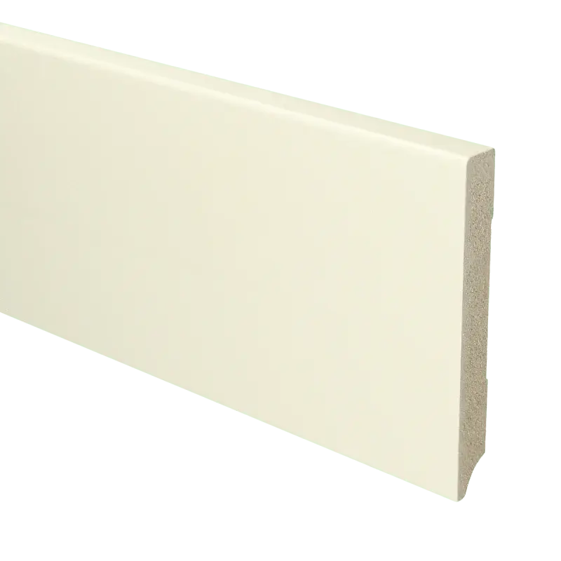 Korting MDF Moderne plint 120×15 voorgelakt RAL 9001