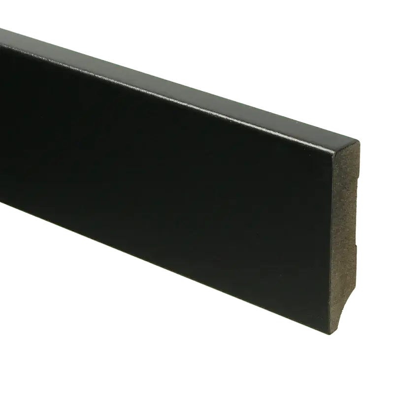 MDF Moderne plint 70×15 voorgelakt RAL 9005 Hete Deal