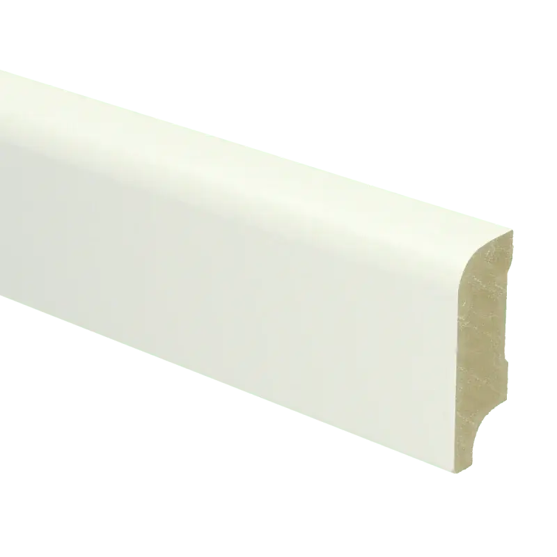 Superprijs MDF Koloniale plint 58×22 wit voorgelakt RAL 9010