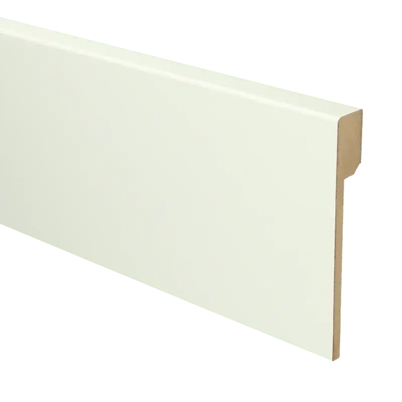Lage Prijs MDF Renovatieplint modern 120×18 voorgel. RAL 9010