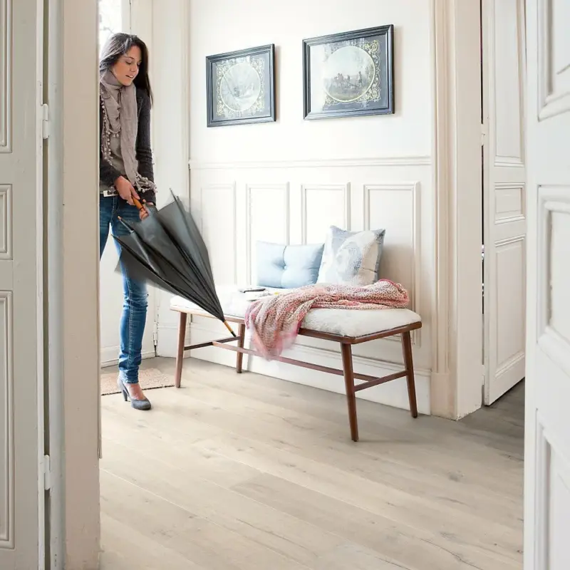Quick-Step Zachte Eik licht (beige) laminaat Merkproduct