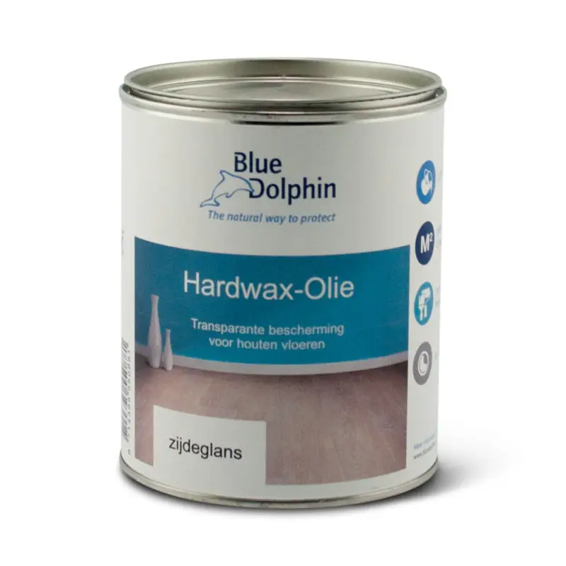 Blue Dolphin Hardwax 0,25 L Zijdeglans Laatste Versie