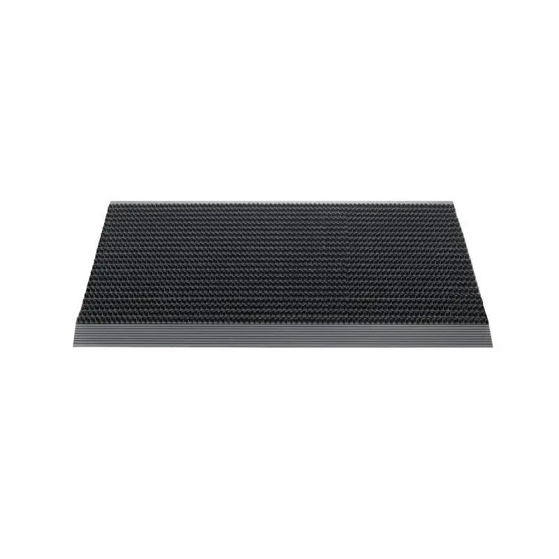 Gratis Retour VOS luxe buitenmat, zwart met antraciet strip, 50 x 80cm