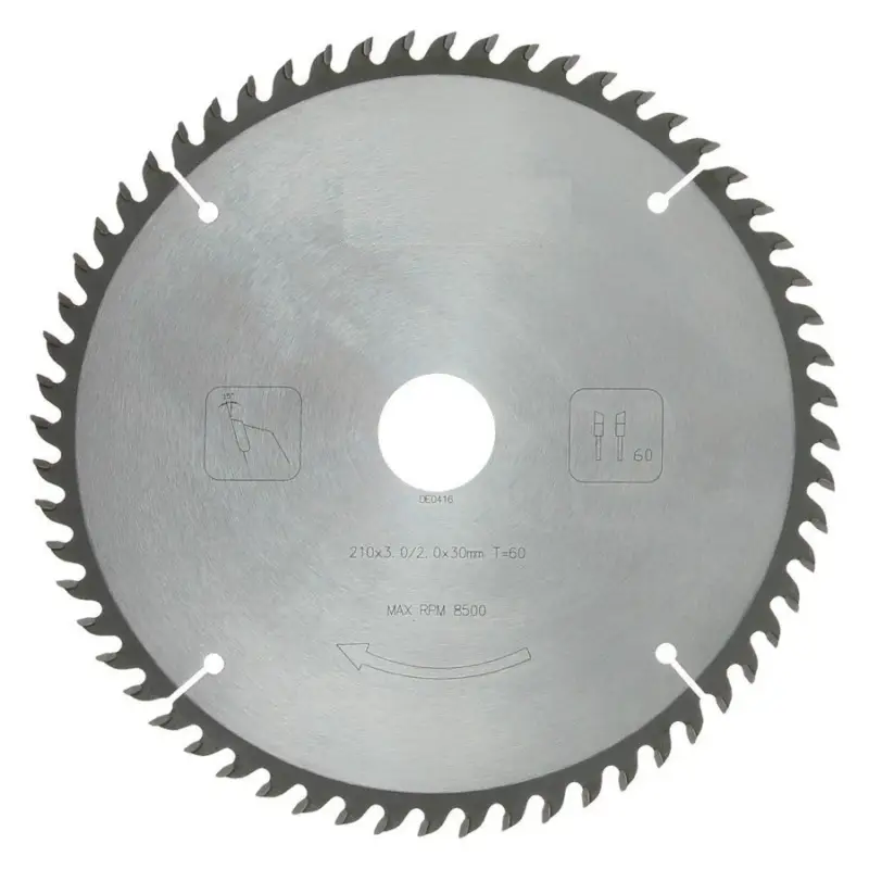Zaagblad PROF 210 x 30 mm T60 (hout) Korting