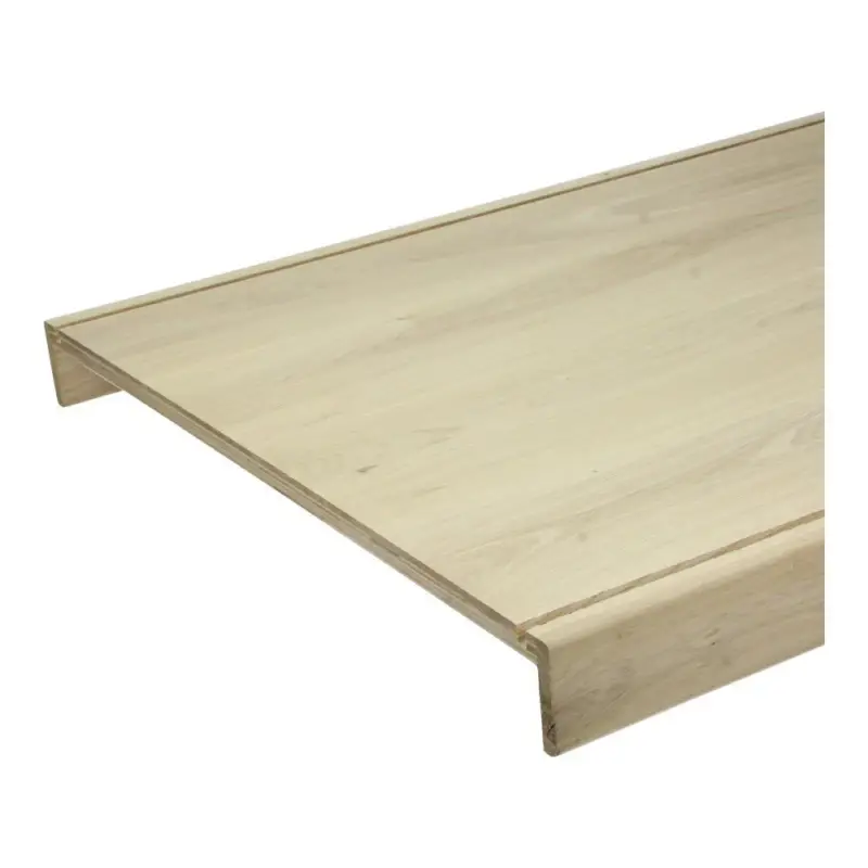 Traptreden Eur. Eiken Rustiek 920x570x60 mm met uitsparing (2x trapneus) Favoriet