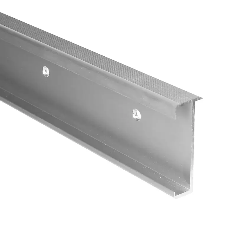 Nu Kopen Trapprofielzilver 60 mm tbv laminaat/PVC, 7-9,5 mm, lengte 3 meter zilver