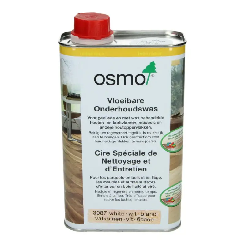 Lage Kosten Osmo Vloeibare Onderhoudswas 3087 (wit) 1 Liter